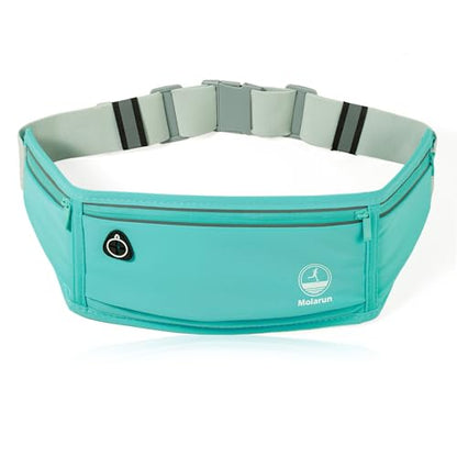 Slim Running Belt Fanny Pack, Phone Holder Waist Pack Money Belt - Green - color: X Green