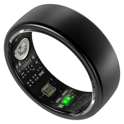 Smart Ring for Men & Women, Fitness and Health Tracker Ring(Black 10) - color: Black, size: 10