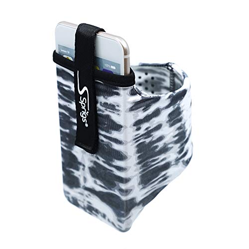 Sprigs Phone Armband Sleeve for iPhone 14, 13, 12, 11, X Galaxy Z, S22, S21, S20 Google Pixel 7, 6, 5. The Lightest & Most Comfortable Running Armband, Stretches to Fit All Phones with Case for Women & Men