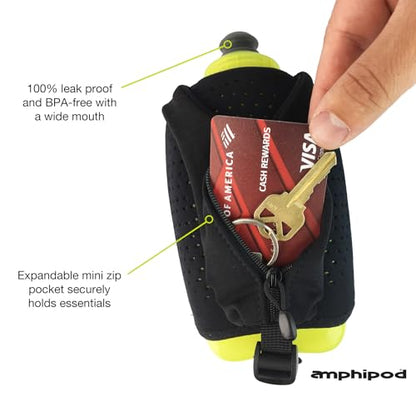 Amphipod Hydraform Ergo-Lite Handheld Water Bottle, Insulated - 10.5 oz - color: Blue, size: 10.5 Ounces