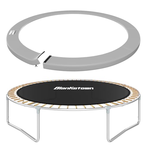 Trampoline Replacement Pad, Thick UV/Water Resistant Spring Cover 10-16FT - color: Gray, size: 10FT