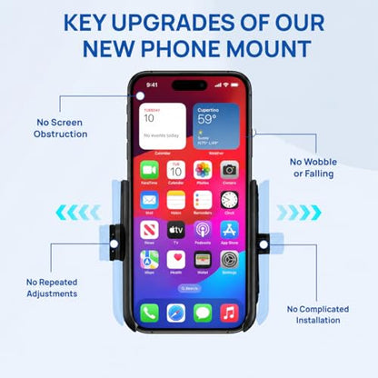Armband Phone Holder, No Screen Blocking, 360° Rotating Arm Phone Mount, Memory Lock, Quick Release, for Android, iPhone 17/16/15/14/13 Pro Max/Pro/Mini/12/11/SE/Xs/XR/8 Plus, Fits 4–6.7" Phones - size: Armband