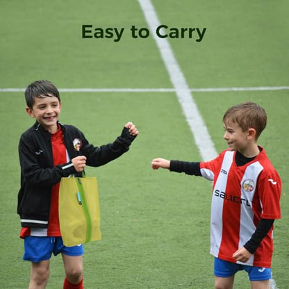 pack all Kids Shoe Bag for Travel, Water-Resistant Shoe Pouch for Sports - color: Green