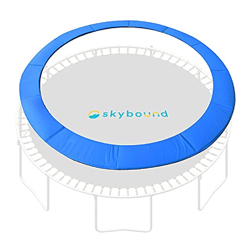 SkyBound Universal Replacement Trampoline Safety Pad - Spring Cover Fits 8ft 10ft 12ft 14ft 15ft Frames - Comfortable, Long Lasting, and Water-Resistant - size: 8 ft, style: Standard