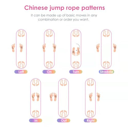 Cikyner Chinese Jump Rope, 4m Elastic French Skipping with Instructions