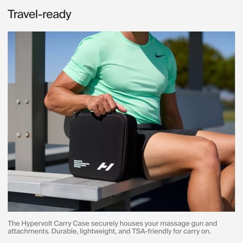 Hyperice Hypervolt 3 Pro Percussion Massage Gun Heated Head Carry Case