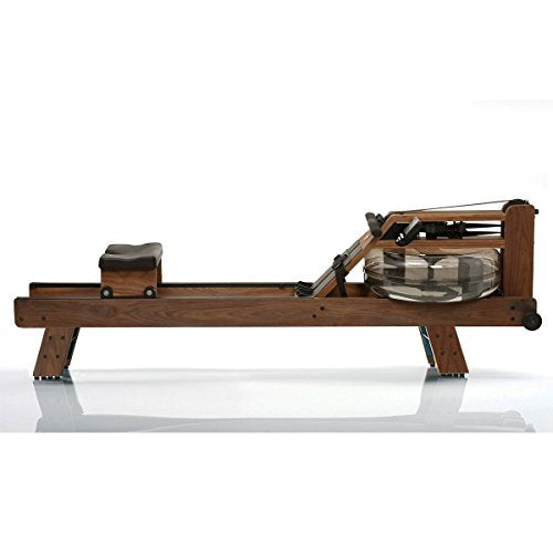 WaterRower Walnut Rowing Machine with S4 BLE Monitor | USA Made Water Rower | Original Handcrafted Erg Machine for Home Use & Gym | Best Warranty - color: Hi-Rise