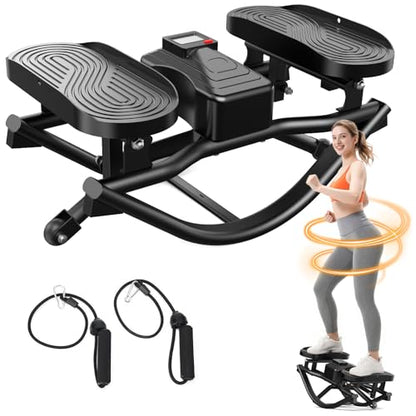 ERGOLIFE Rock Stepper Side to Side, Rocking Stair Stepper for Home Exercise