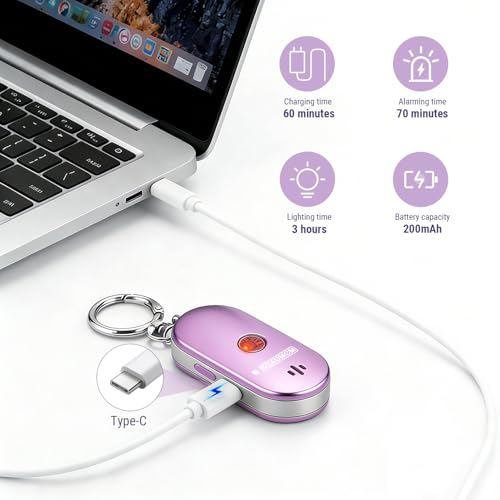Personal Safety Alarm Keychain