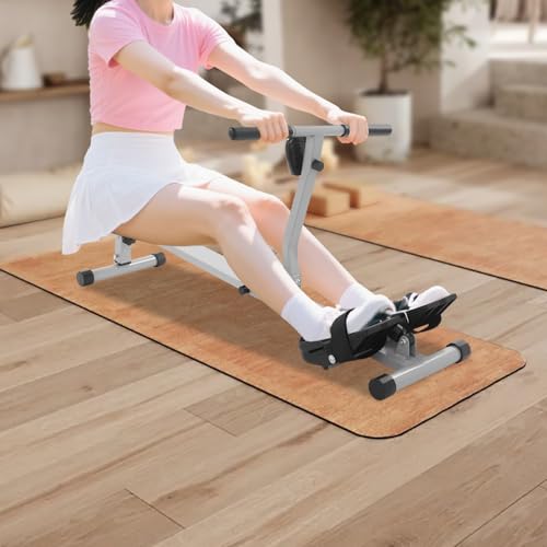 Rowing Machine Water Resistance with LCD Monitor, Home Fitness Rower