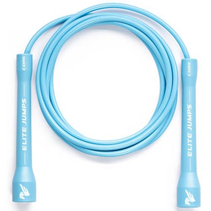 Elite Jumps Core 5mm, PVC Adjustable Skipping Rope - color: Sky Blue