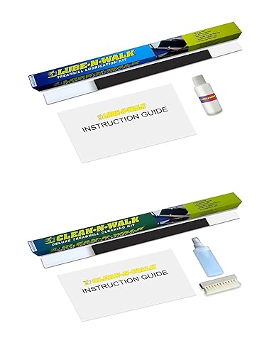 & Clean-N-Walk (Health Club Combo Kit) Original Patented Treadmill Lubricating and Cleaning System Since 1998 and Official Partner for Major Manufacturers Made in USA