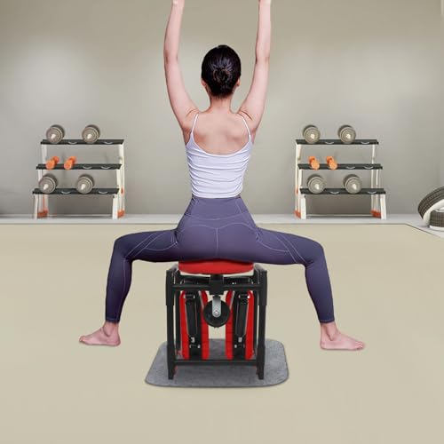 Mini Stepper with Bands & Monitor - 330LBS Hydraulic Full Body Workout, Silent Space Saving Exercise Equipment for Home Cardio, Arms, Legs & Glutes - color: Red