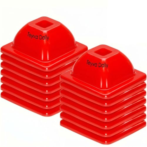 2" (15, 30 Pcs) Heavy Duty Agility Training Cones for Sports Agility Cones Outdoor Games Mini Flexible PVC Cone for Coaching Soccer Basketball Drills Bike Motorcycle - color: Orange