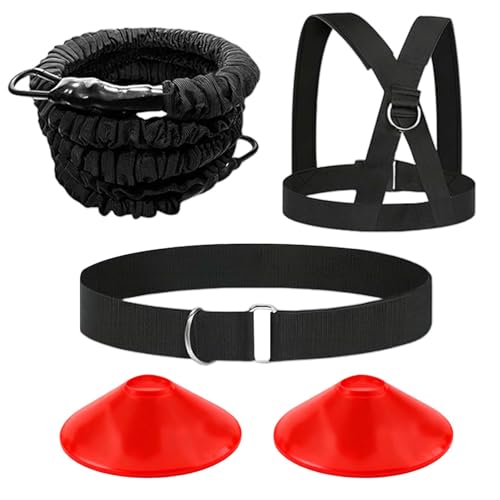 80lb Speed Training Equipment, Resistance Band Exercising Set - size: 6.6ft