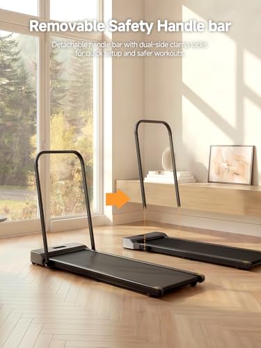 WalkingPad Foldable Walking Pad Treadmill with Handle Bar Under Desk