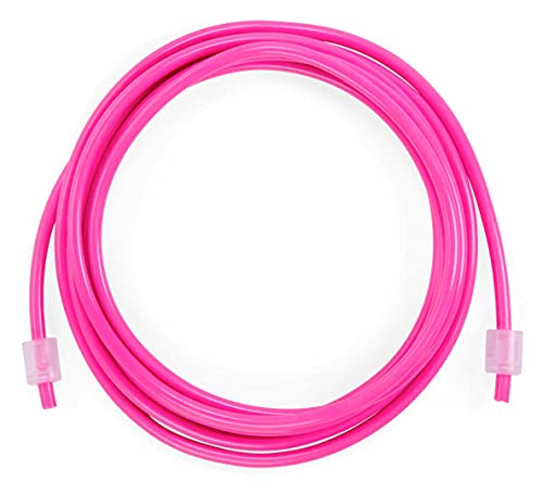 Elite Jumps, PVC Jump Rope Replacement Cord, 10' Rope with Snap-Lock Cord Ends - 4mm/5mm/6mm PVC Cord - color: Pink, size: 5mm