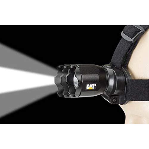 Cat CT4200 220 Lumen Focusing Beam LED Headlamp with Adjustable Angle Head (Black)