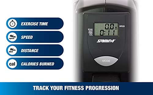 Stamina ATS Air Rower Machine with Smart Workout App - Foldable Rowing Machine with Dynamic Air Resistance for Home Gym Fitness - Up to 250 lbs Weight Capacity - style: ATS Air Rower 35-1403