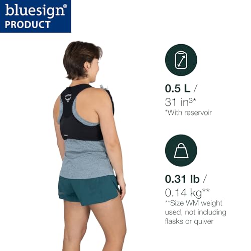 Osprey Duro LT Women's Running Hydration Vest with Hydraulics Soft Flasks - color: Dawn Blue, size: Large