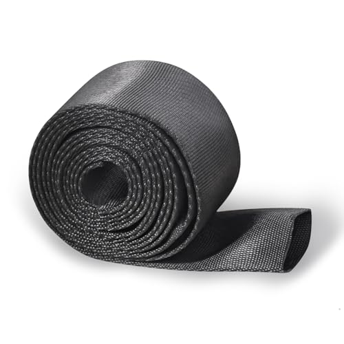Flylin Universal Winch Rope Protector Winch Cable Cover 5cm/1.97in Width,2m - color: 5cm x 2m