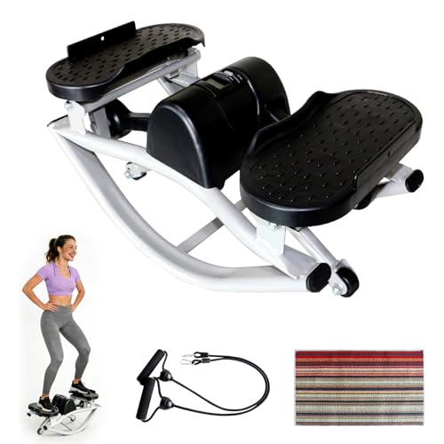 Rock Stepper Side to Side,Steppers for Exercise at Home with Digital Display,Workout Equipment for Home,Apartment and Office. Stepper Exercise Machine for Exercise Fitness Stepper for Arms,Legs