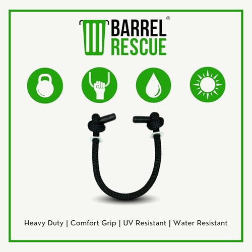 Heavy Duty Premium All-Purpose Rope Handle (1, Black) - color: Black