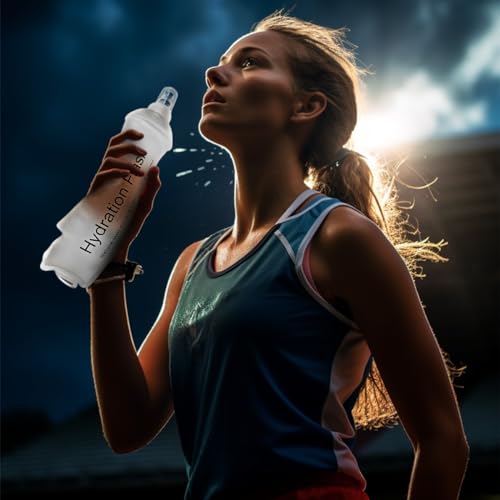 WILDREEDS 250ml Soft Flask, TPU Collapsible Soft Water Bottle for Hydration Pack, Running Vest, Folding Water Bottle for Hiking Cycling Climbing-1Pcs, White - color: 250ml White
