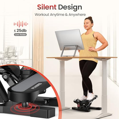 FLYBIRD Home Gym Stair Stepper – Compact Cardio & Lower‑Body Workout Machine, Supports Up to 350 LBS, Targets Legs, Hips & Glutes, Ideal Fitness Gear for Both Men and Women
