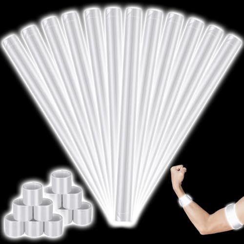 Halloscume Reflective Arm Snap Band 15.75 in Slap Bracelets - color: Silver