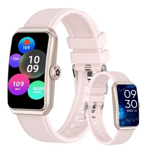 Fitness Tracker, 1.47" HD, Heart Rate SpO2, IP68 - Pink - color: Pink