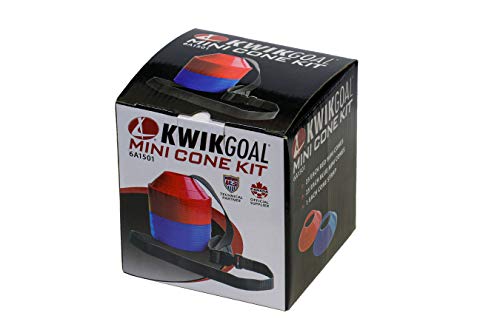 Kwik Goal Mini Disc Cone Kit (50-Pack) - color: Yellow/Orange