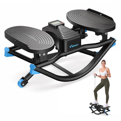 Merach Rocking Steppers for Exercise at Home, 3D Motion Stair Stepper