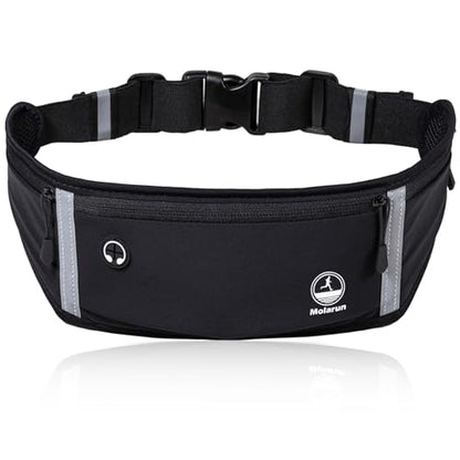 Running Belt Slim Fanny Packs Jogging Pouch Phone Holder Waist Pack - Black - color: C Black
