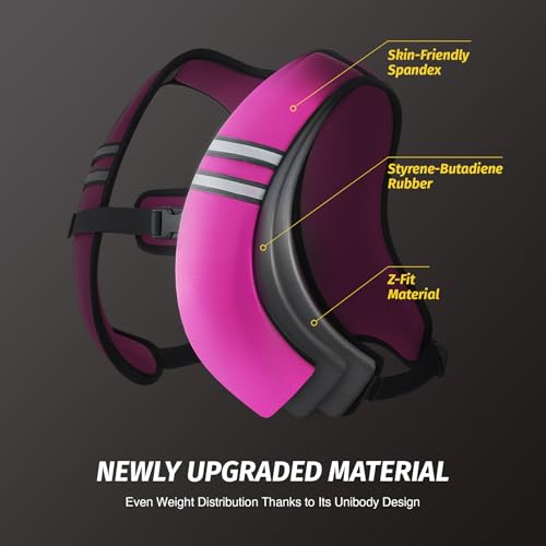 Zelus Weighted Vest for Women Men, Washable Z-Fit Weighted Vest 5/10/15lb - color: Pink, size: 10 LB