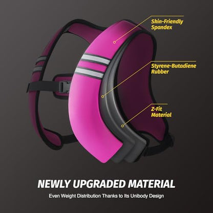 Zelus Weighted Vest for Women Men, Washable Z-Fit Weighted Vest 5/10/15lb - color: Pink, size: 15 LB