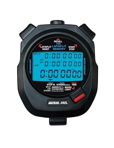 Ultrak 60 Memory 3 Line Display Stopwatch