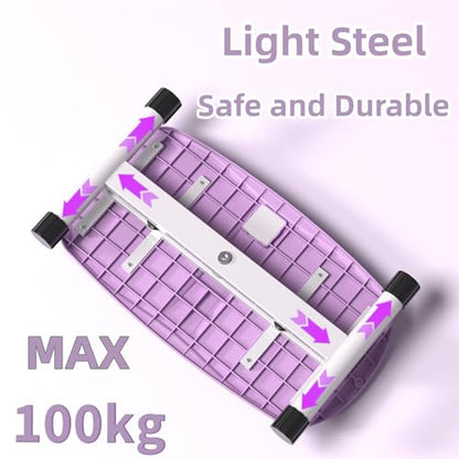 Waist Twister Machine for Exercise - color: purple with digital screen
