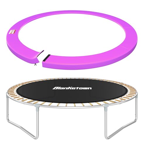 Trampoline Replacement Pad, Thick UV/Water Resistant Spring Cover 10-16FT - color: Purple, size: 10FT