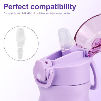 4pcs Water Bottle Mouthpiece Replacement Compatible with BJPKPK 18oz, 25oz