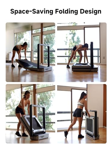 WalkingPad X Series Folding Treadmill, Smart Vertical Fold - color: Black