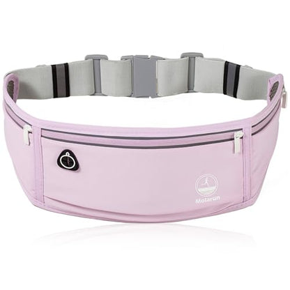 Slim Running Belt Fanny Pack, Phone Holder Waist Pack Money Belt - Lilac - color: X Lilac