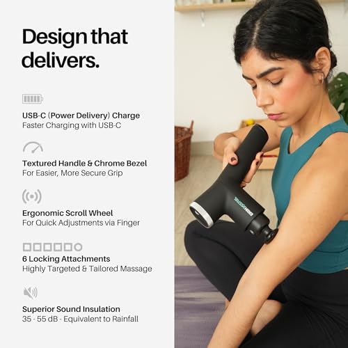 Ekrin Athletics Kestrel Massage Gun: Enhanced Precision & Comfort for Superior Muscle Recovery & Wellness | Relieve Sore Muscles and Stiffness