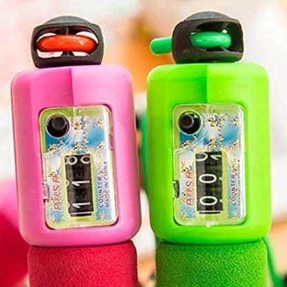 Plastic Adjustable Jump Rope with Counter for Fitness Training, Skipping Rope for Men & Women - color: Green