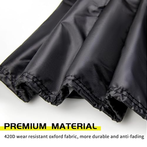 47"-110"W Squat Rack Cover with Waterproof Zipper for Gym Equipment - size: 110 W x 72" D x 88" H