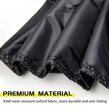 47"-110"W Squat Rack Cover with Waterproof Zipper for Gym Equipment - size: 110 W x 72" D x 88" H