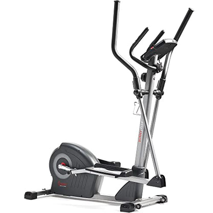 Sunny Health & Fitness Upright Elliptical for Full Body Arm Leg Workout - color: Gray
