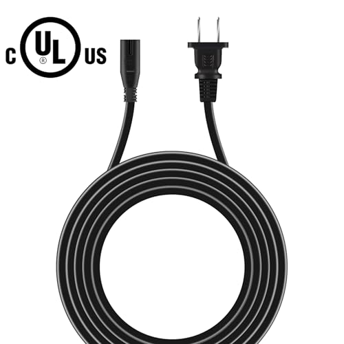 UL 6 Feet AC Power Cord Compatible with FOUSAE MC57A MC57B MC57B5 Under Desk Elliptical Machine Electric Ellipse Leg Charging Cable Power Supply Cord