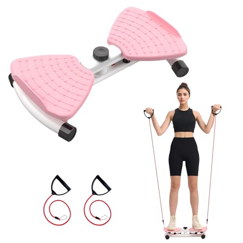 HOTSWEAT Waist Twister, Waist Twisting Machine, Exercise Twist Boards with Resistance Bands, Noiseless Ab Twister Board for Women Belly Fat, Waist Sculptor Twister for Home Gym
