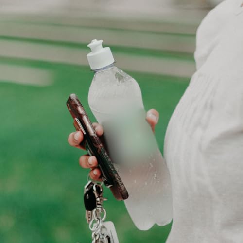NOLITOY Water Bottle Caps 20 Pcs 28/410 Push Pull White Replacement Lid Safe Polymer Sport Gym Hike Run Workout Drink Canteen Leak Proof Seal Cycling Accessory Flask Cover